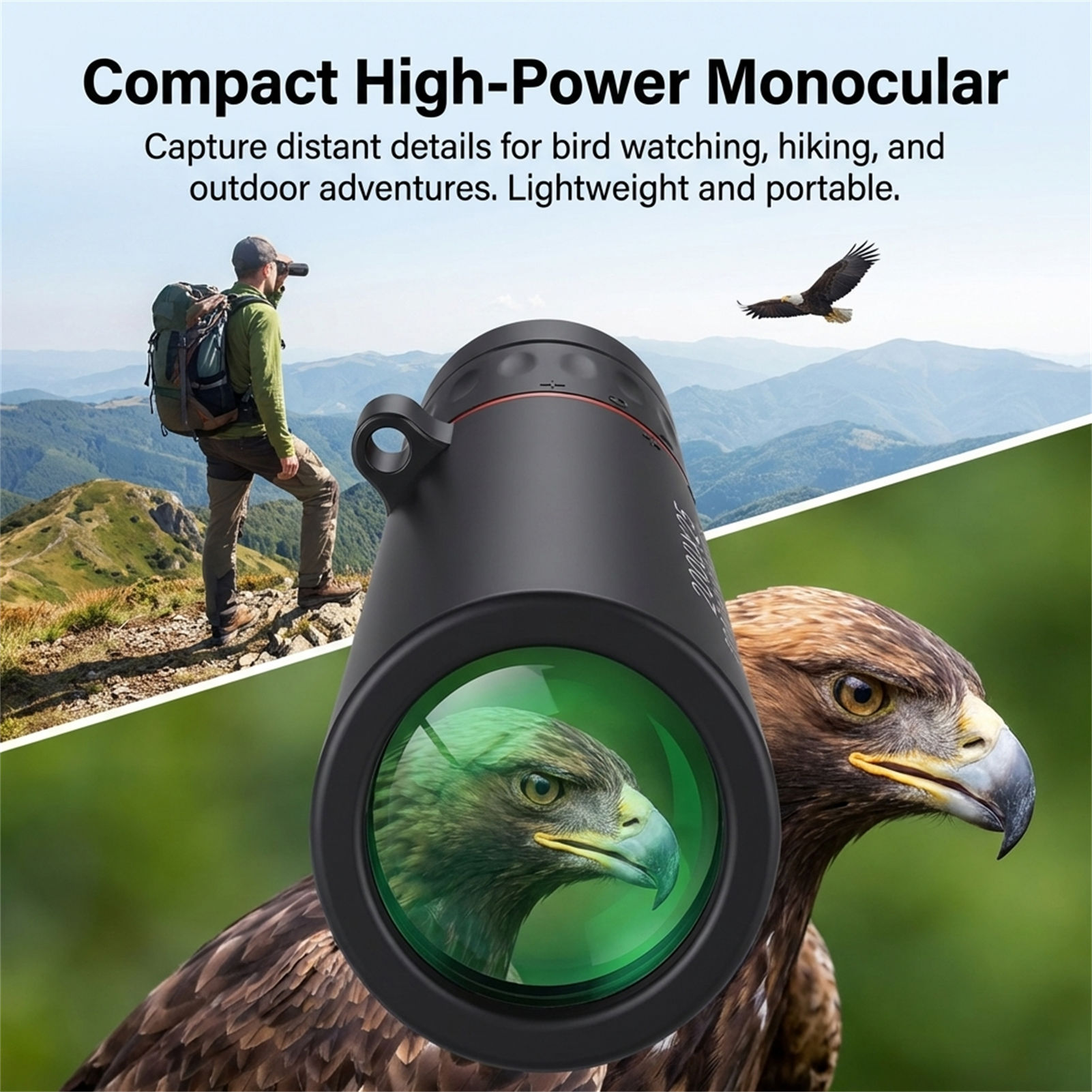 Mini Telescopio Monocular de A - Outdoor Adventure And Travel reseña y precio