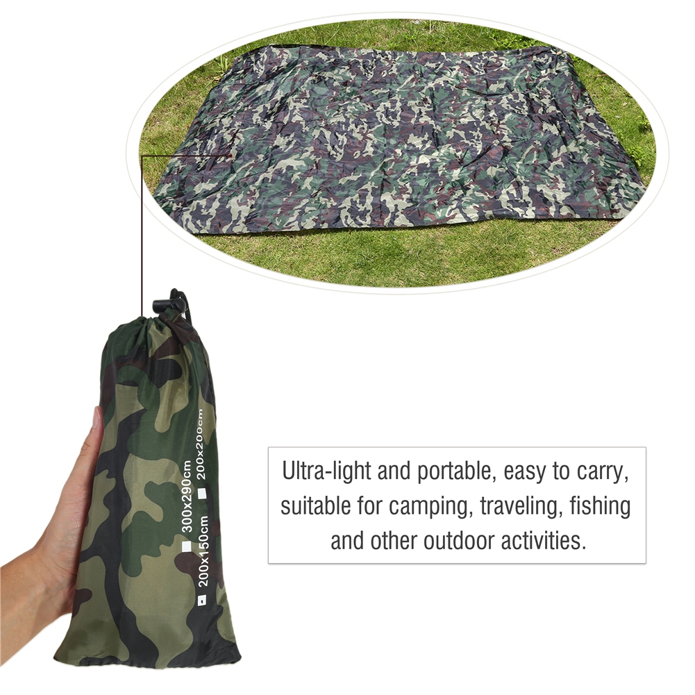 Esterilla portátil de camuflaj - Hammock Rain Tarp reseña y precio