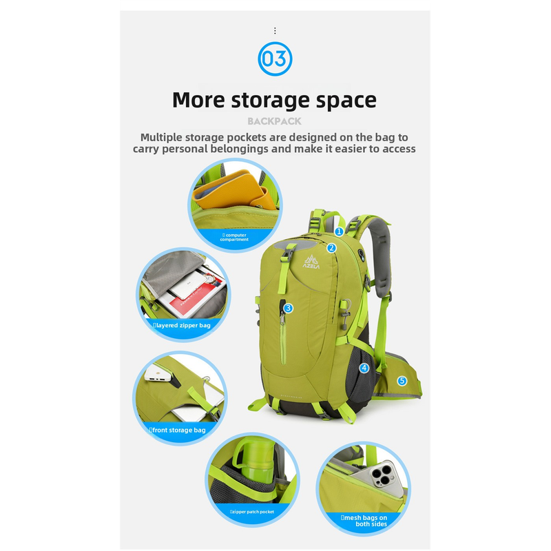 Mochila de Senderismo AZELA 36 - Outdoor Adventure And Travel reseña y precio